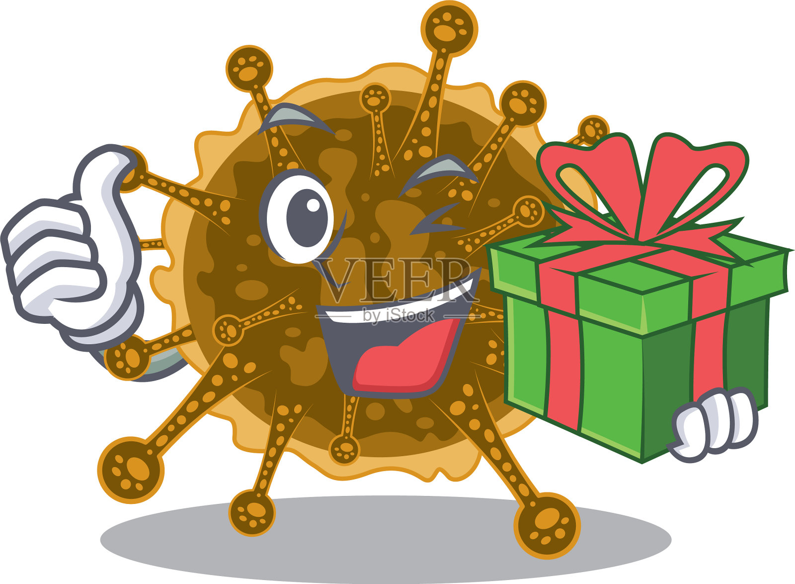 微笑的negarnaviricota卡通人物设计元素图片