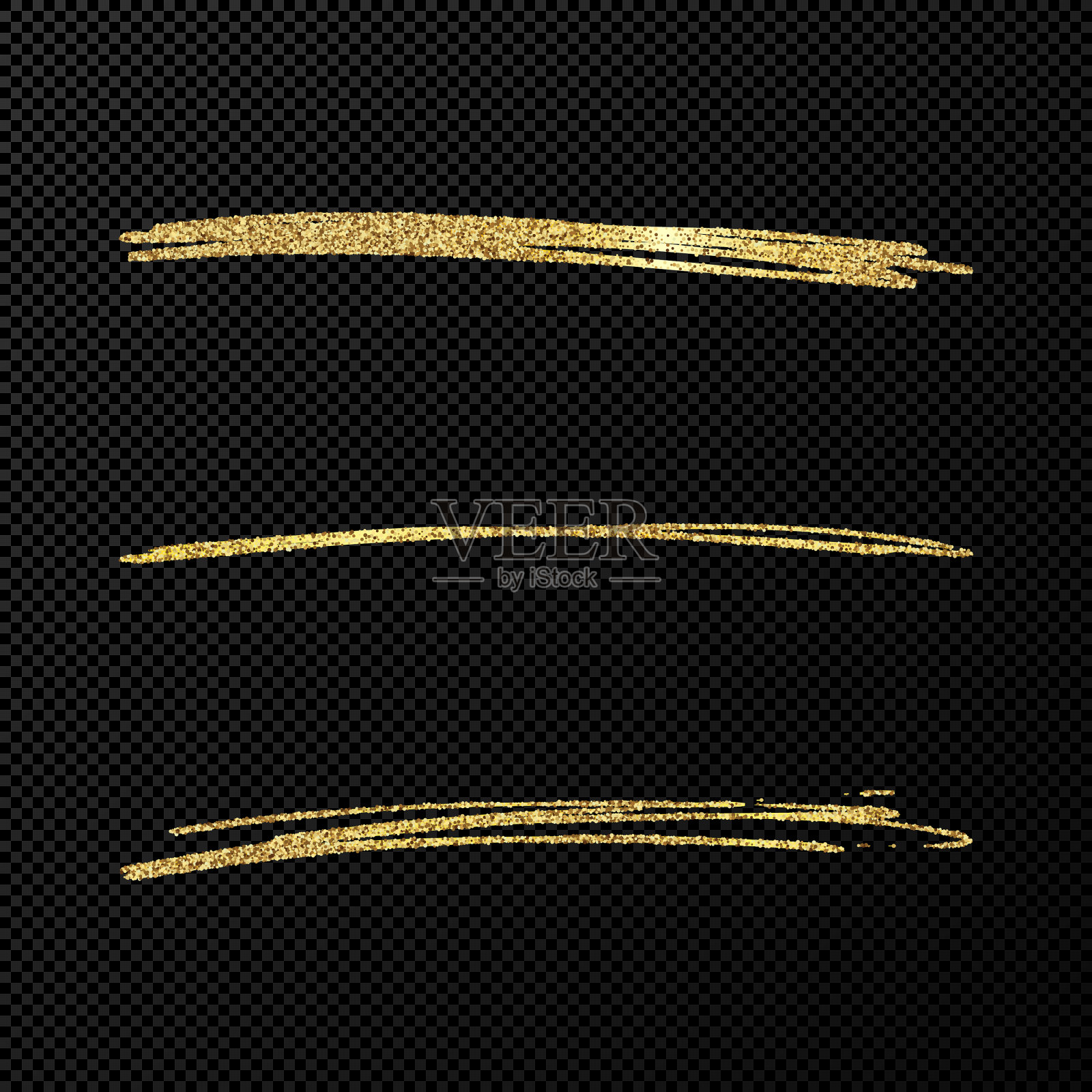 抽象闪亮的五彩纸屑闪闪发光的波浪插画图片素材