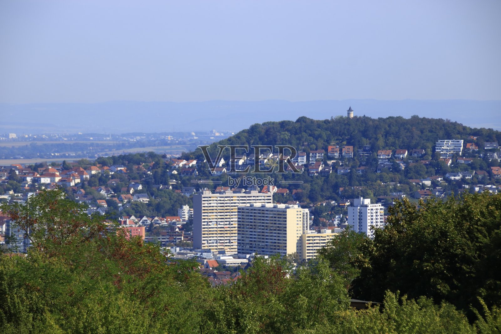 昂贝格的恩格尔堡塔照片摄影图片