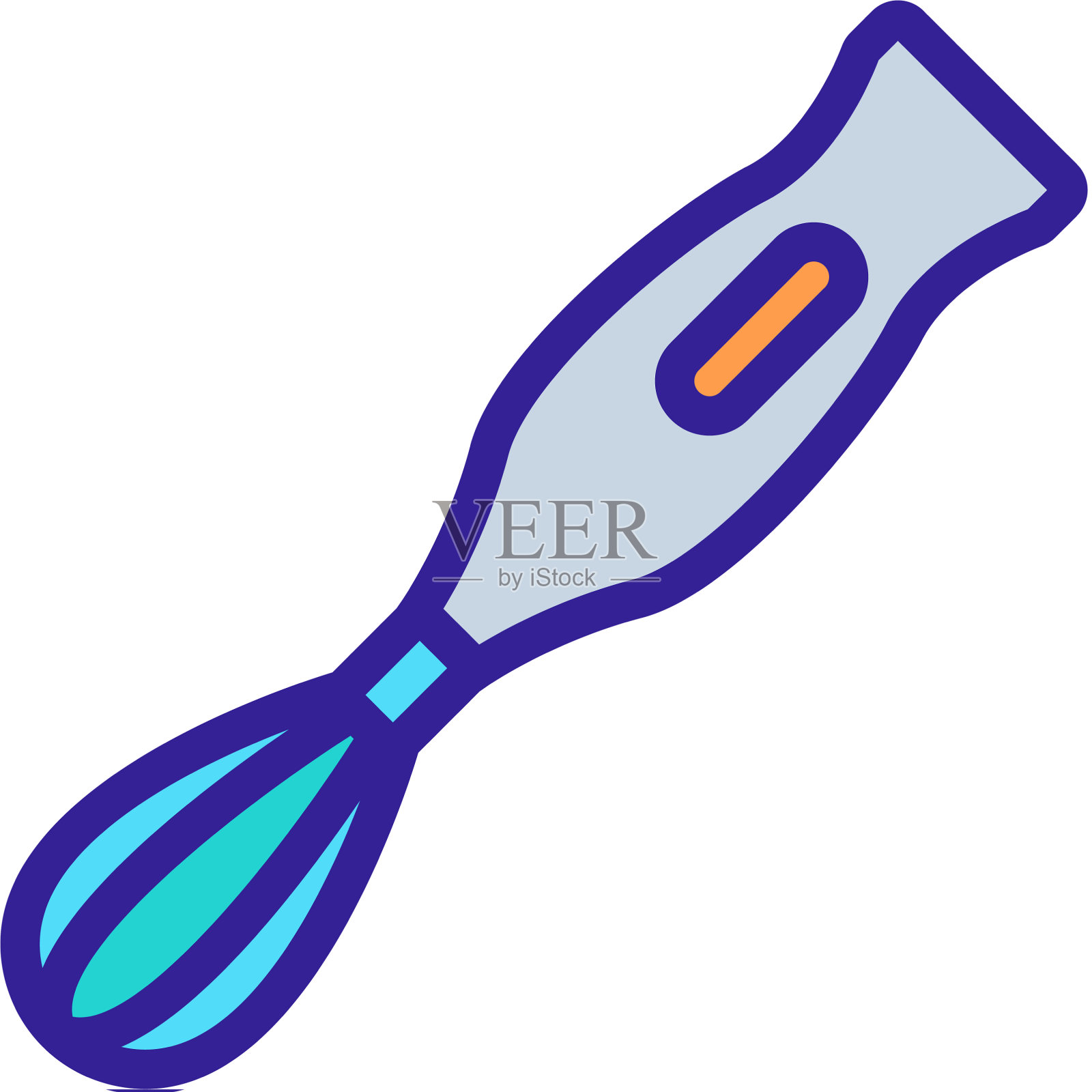 手打鞭图标轮廓设计元素图片