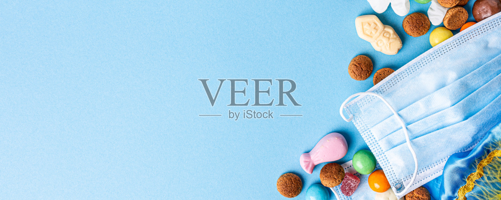 荷兰2019冠状病毒病大流行期间的圣尼古拉斯节照片摄影图片