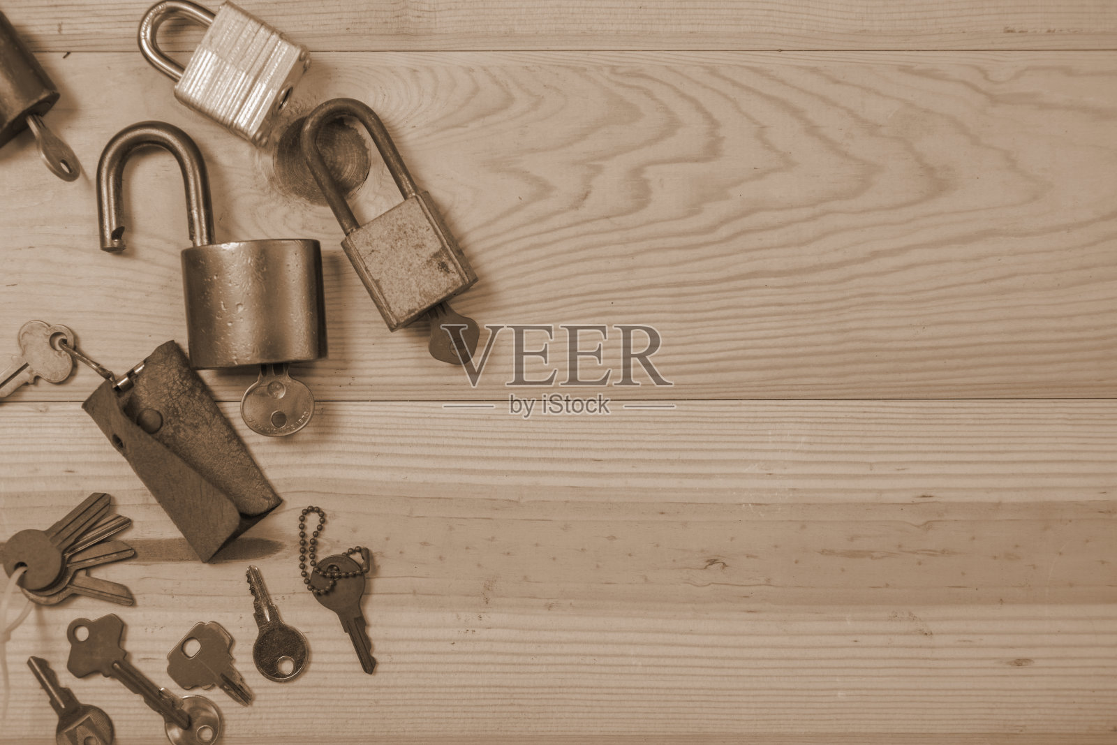 蓝领背景与复制空间。照片摄影图片