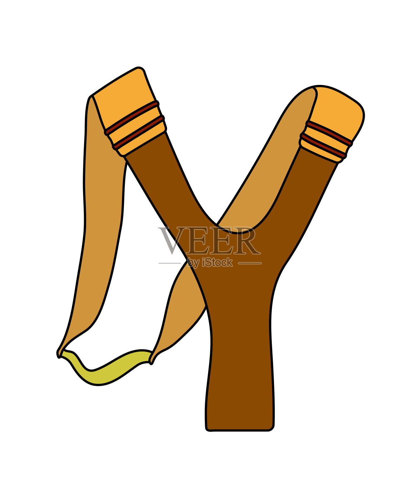 图标狩猎弹弓设计元素图片