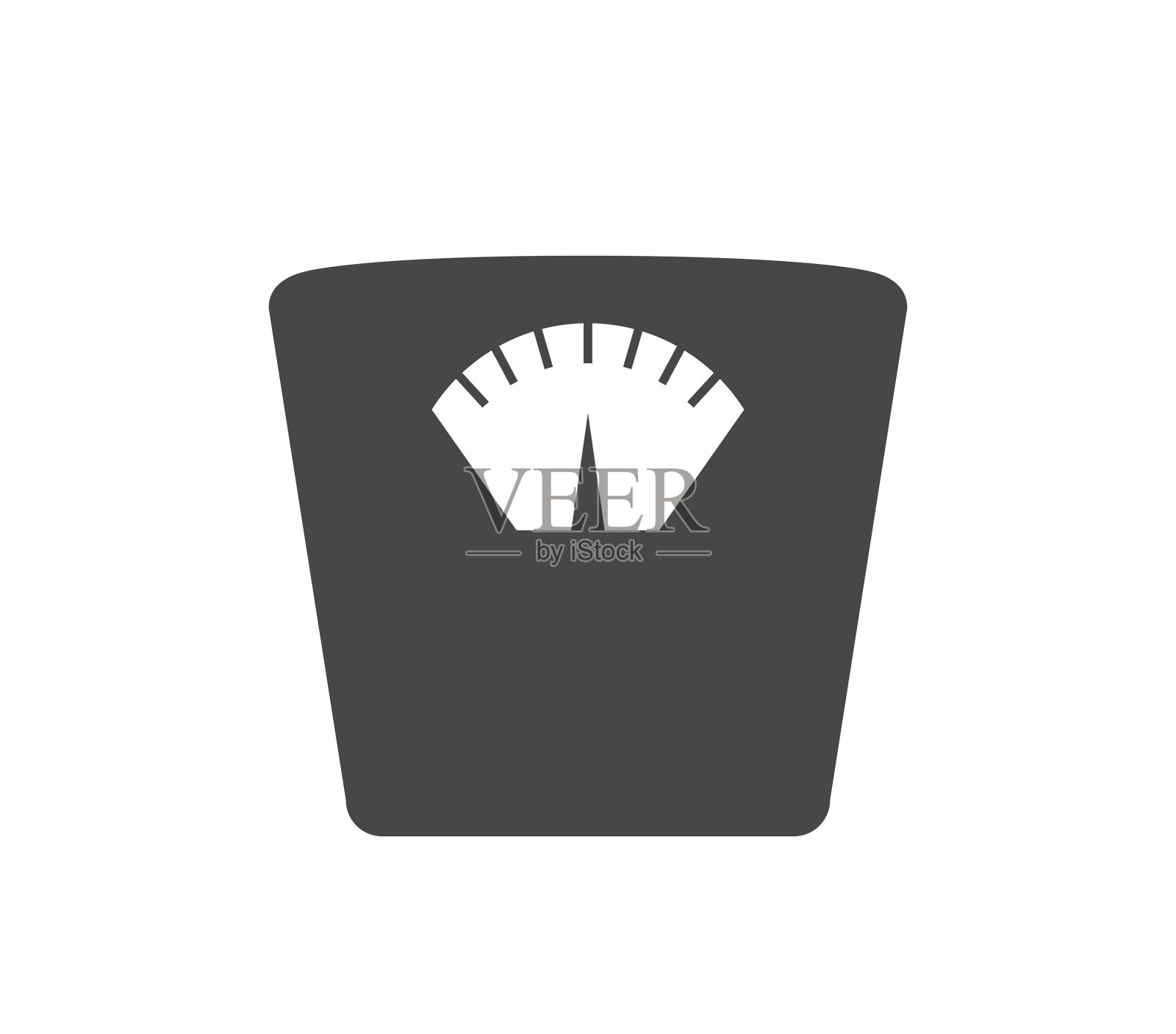 体重秤图标。规模图标。图标素材