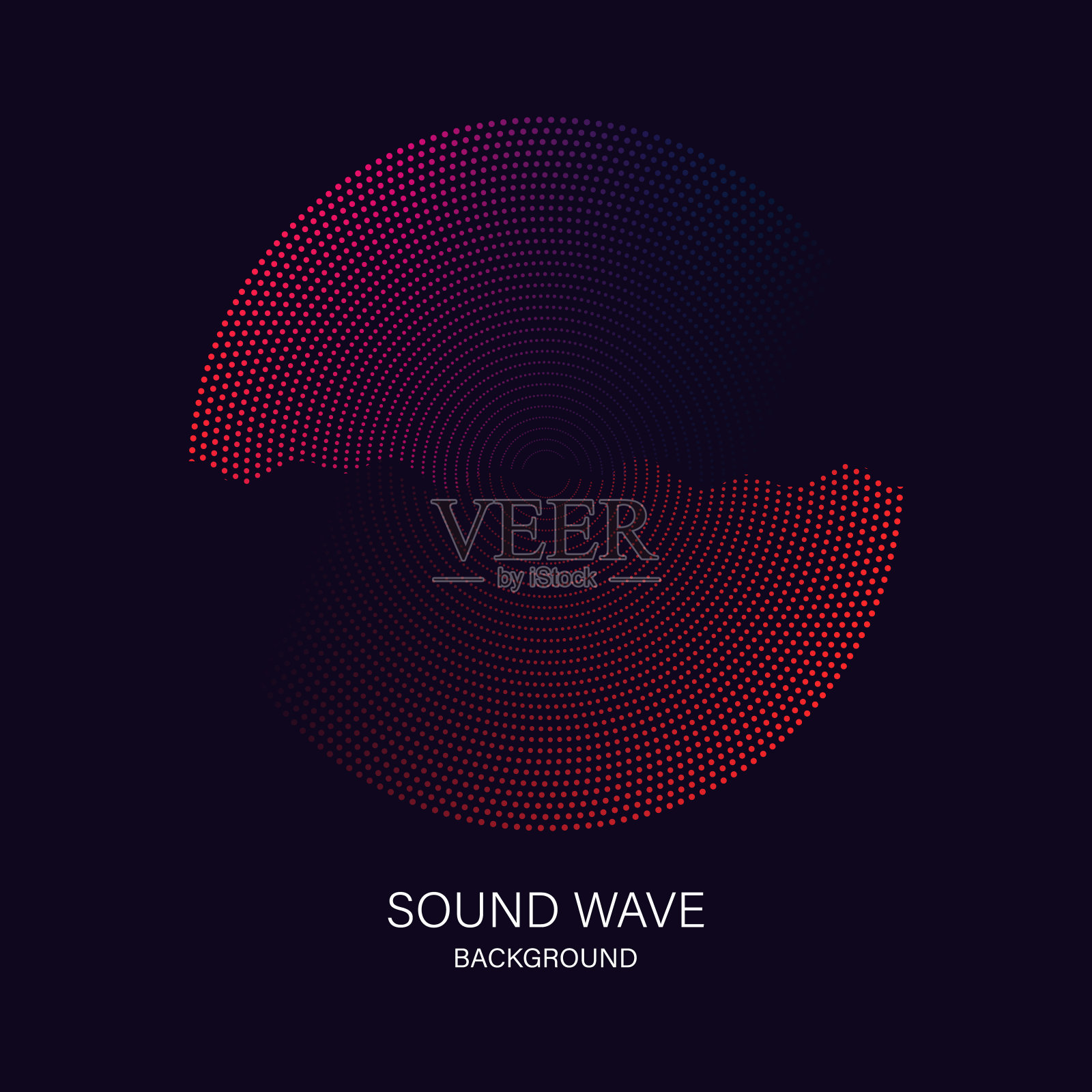 适用于海报、背景等的声波均衡器。音乐声波设计孤立在浅灰色的背景。矢量图插画图片素材