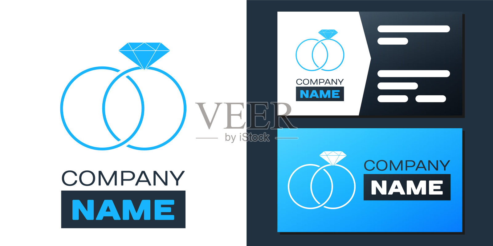 婚戒图标孤立在白色背景上。新娘和新郎的珠宝标志。婚姻图标。钻石戒指图标。标志设计模板元素。向量设计模板素材