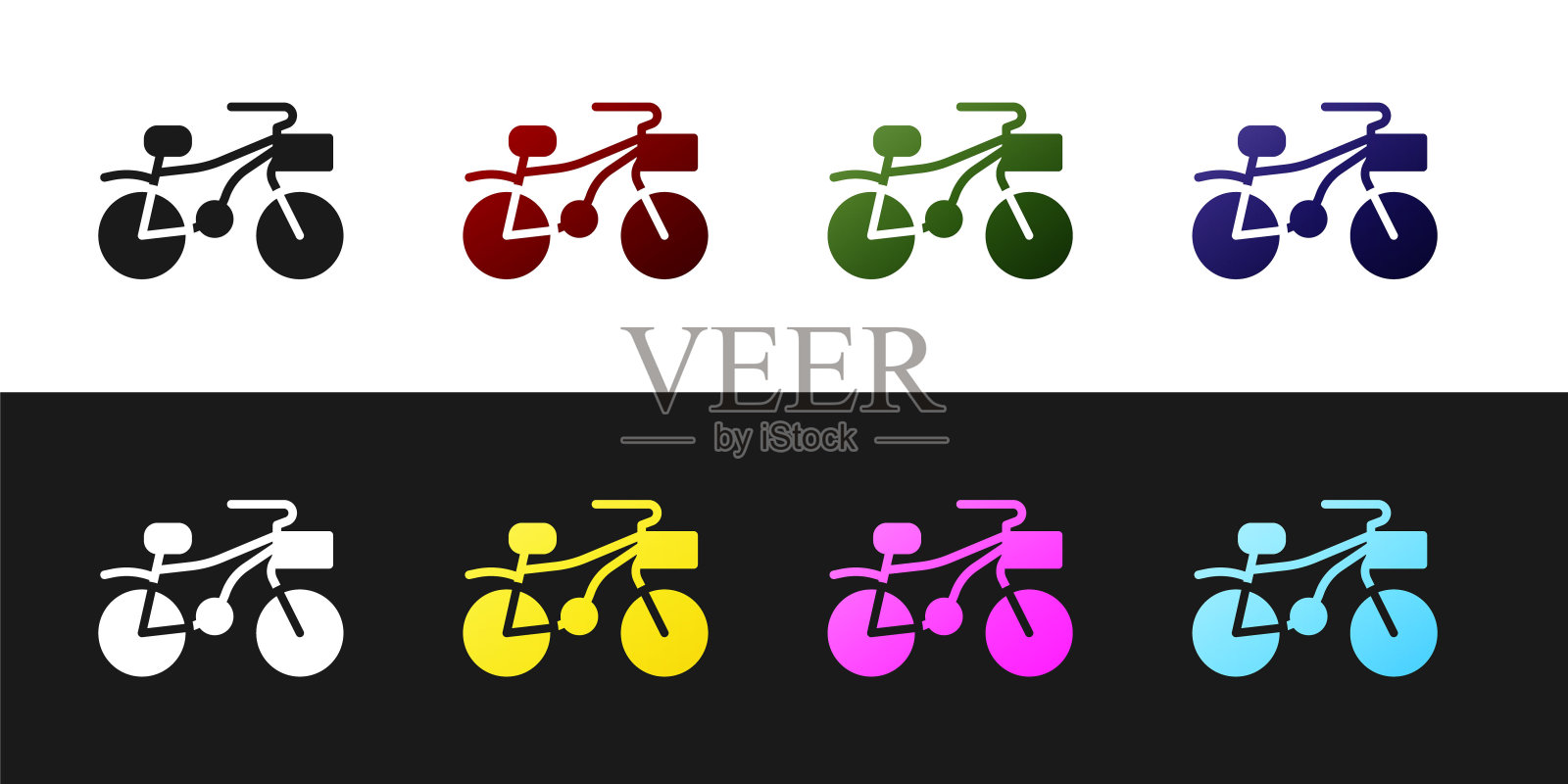 自行车图标图标素材