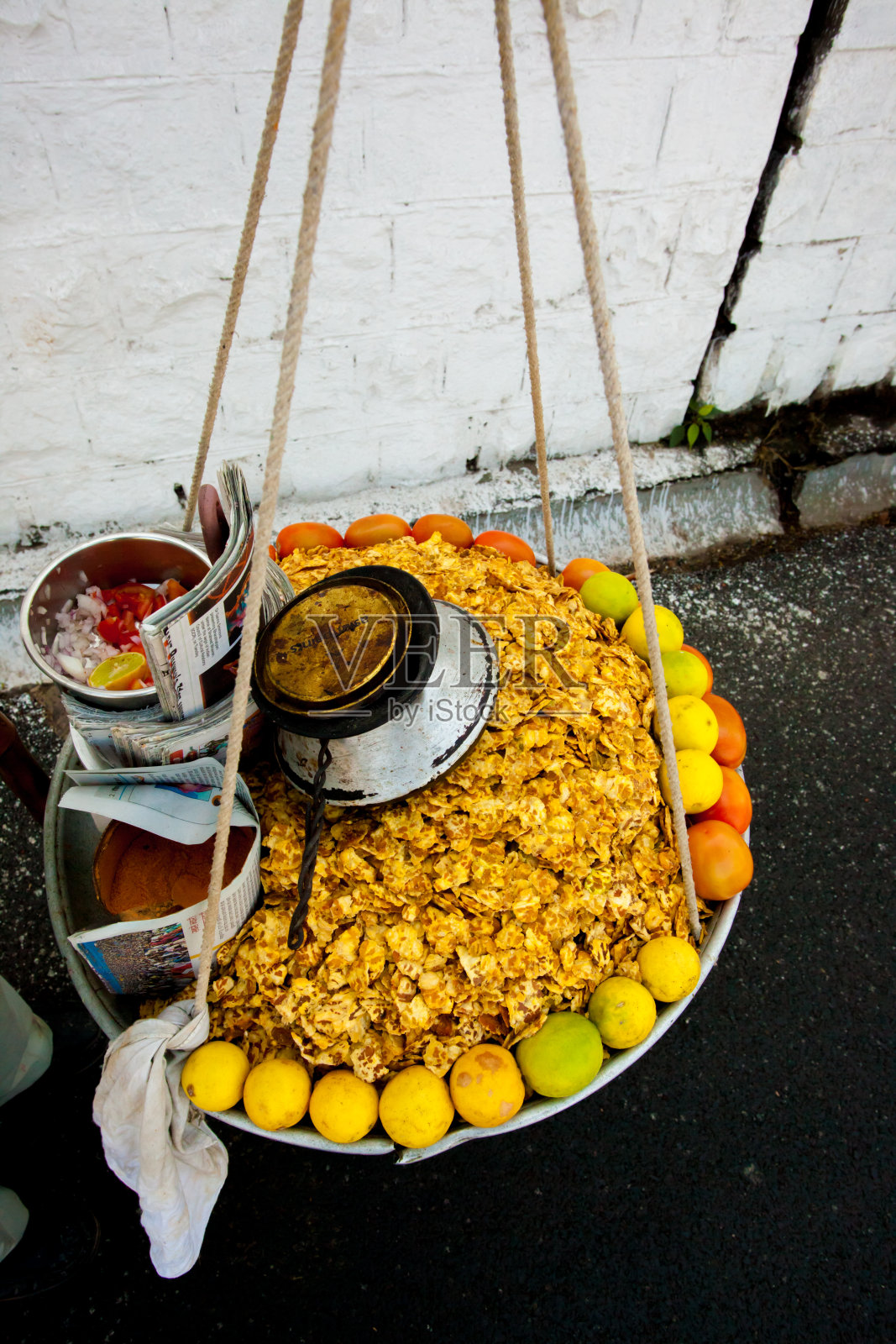 印度街头快餐照片摄影图片