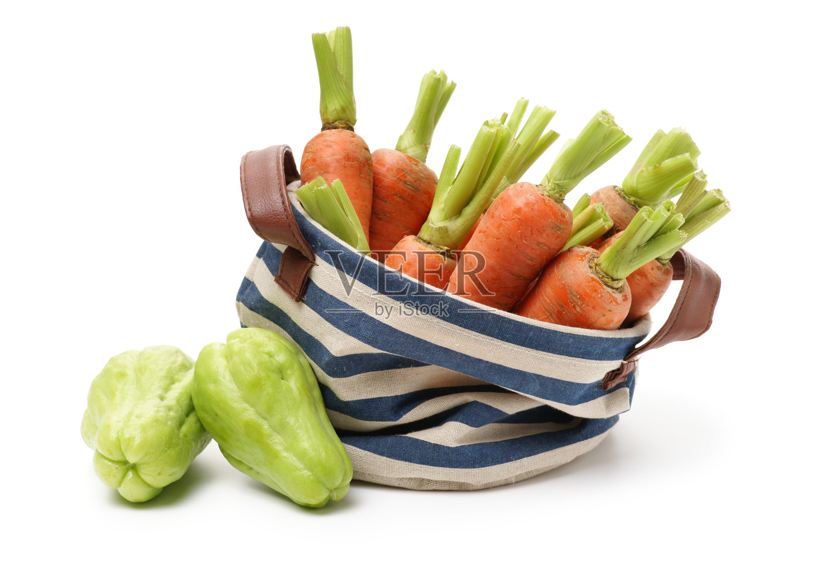 佛手瓜和胡萝卜照片摄影图片