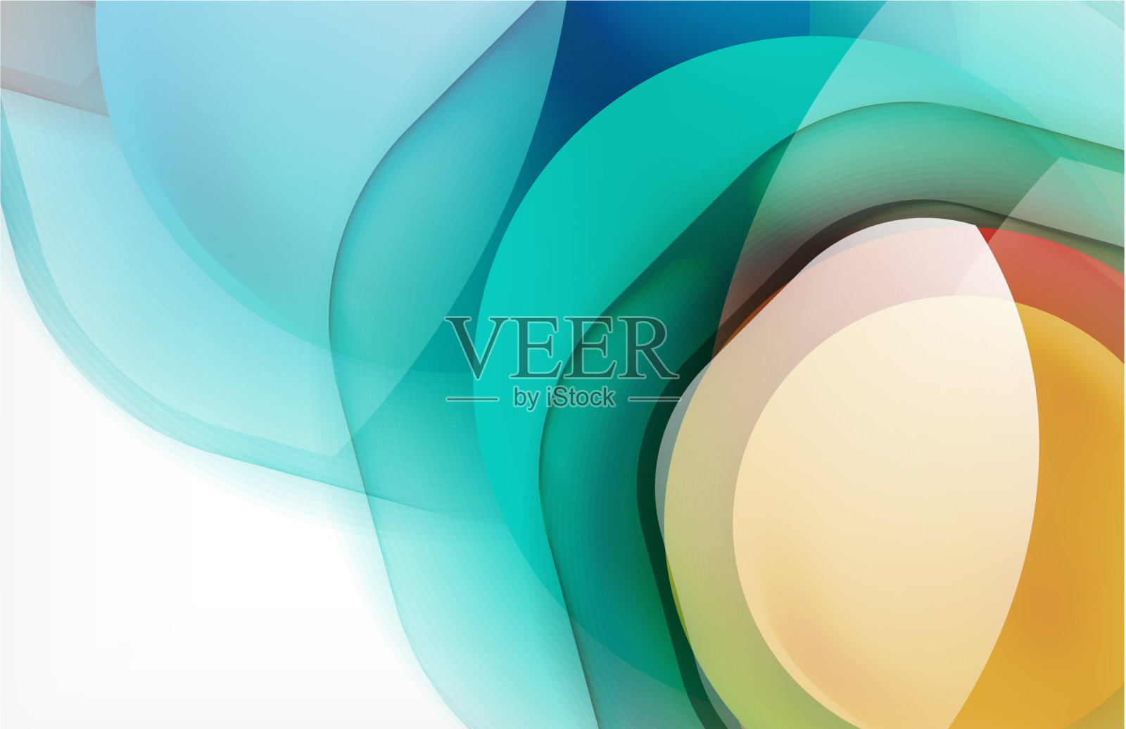 抽象背景-玻璃光泽透明插画图片素材