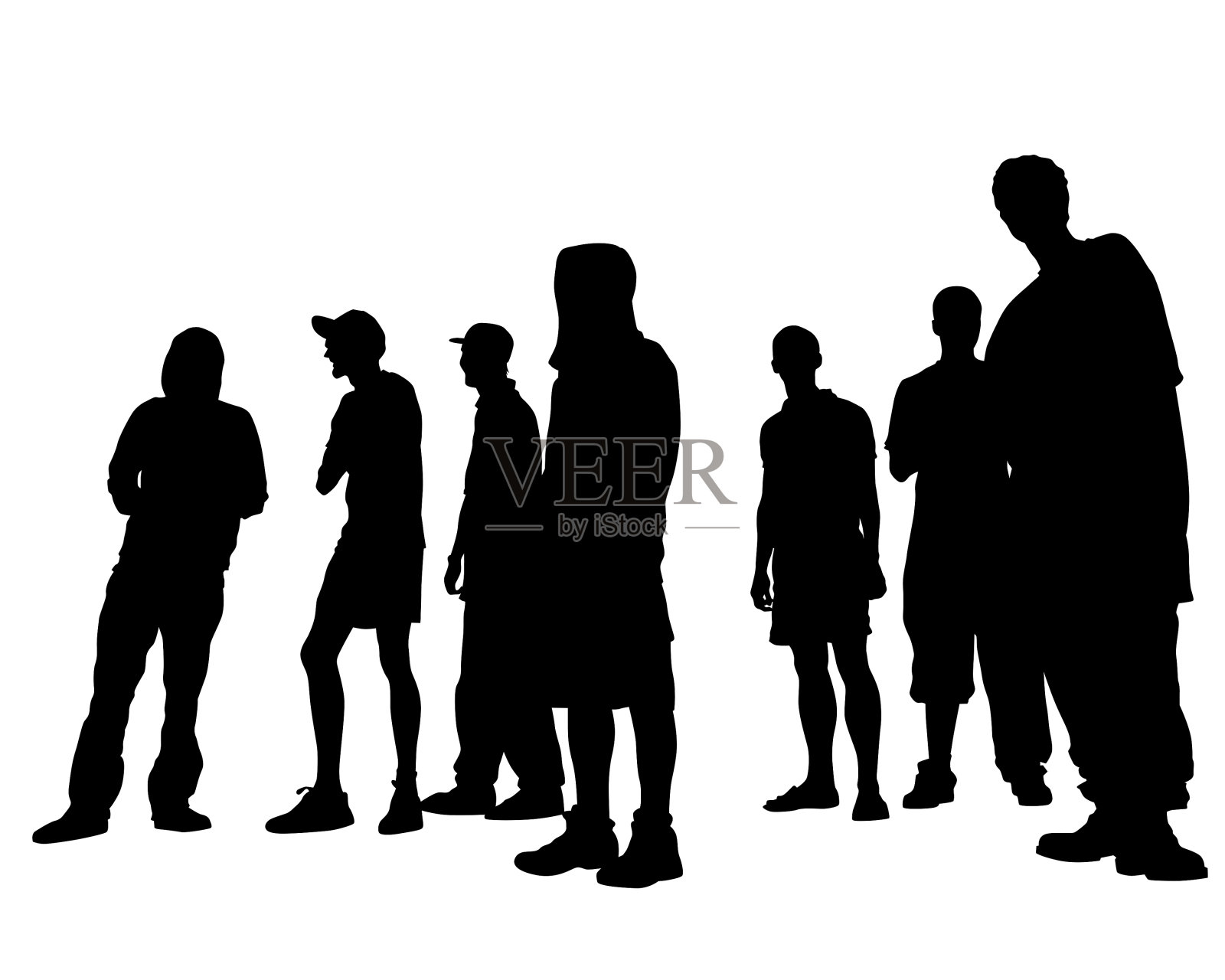 年轻人设计元素图片