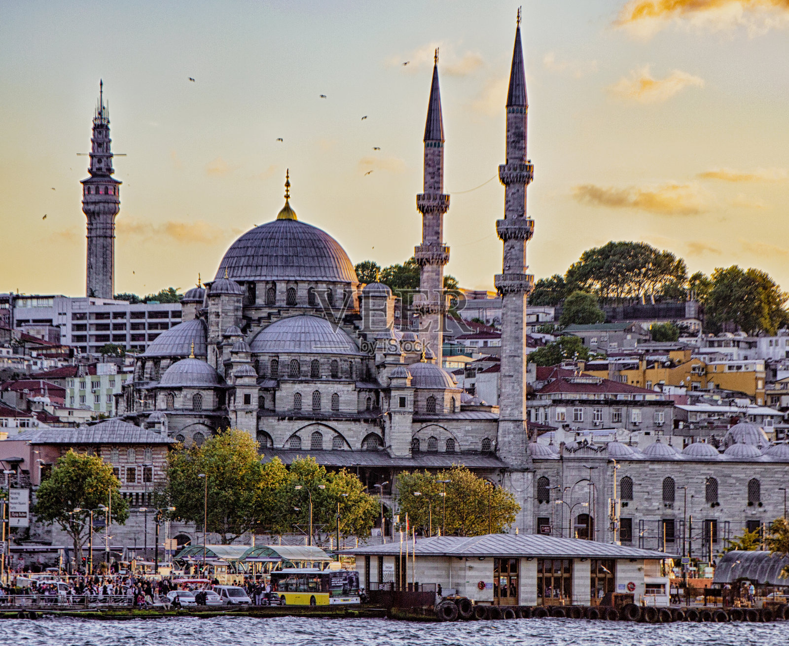 蓝色或苏丹艾哈迈德清真寺照片摄影图片