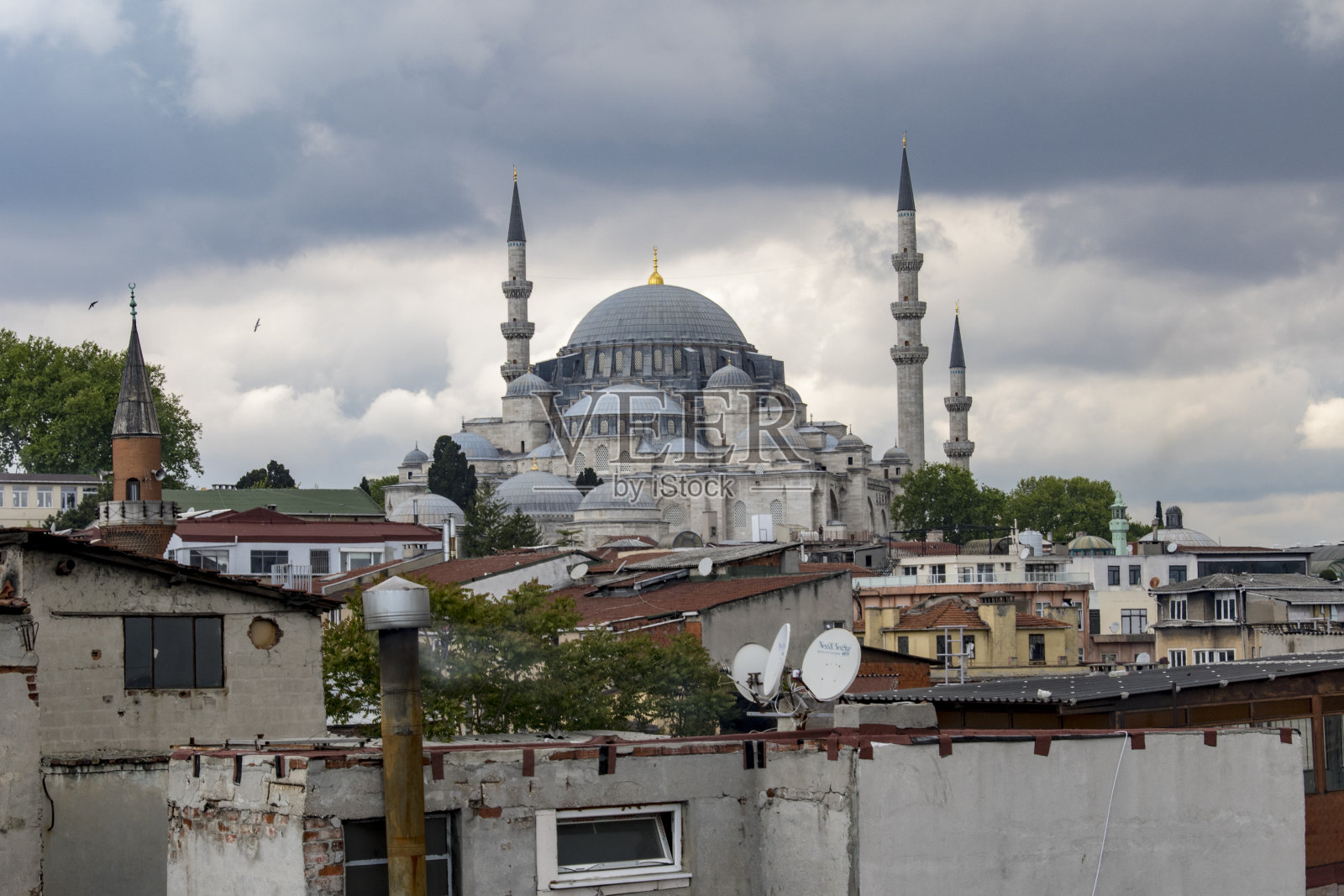 土耳其Instanbul的清真寺照片摄影图片