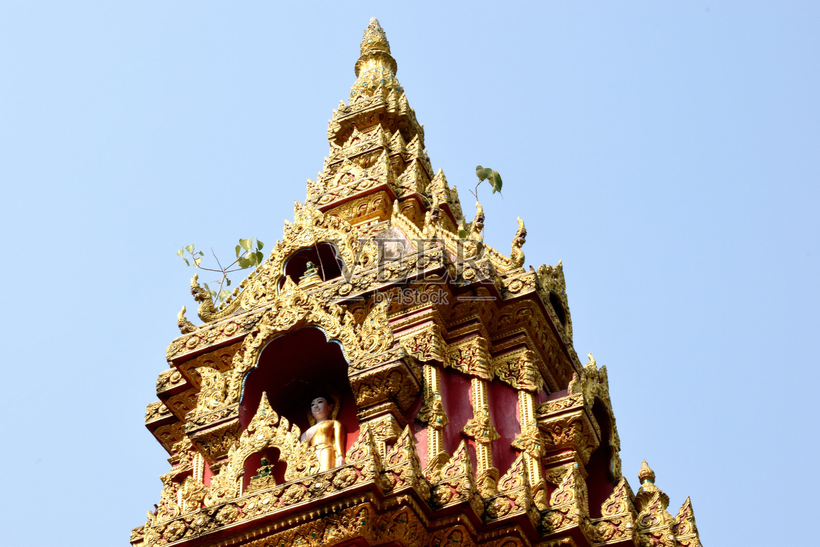 寺庙塔，Wat supan, Phrae，泰国照片摄影图片