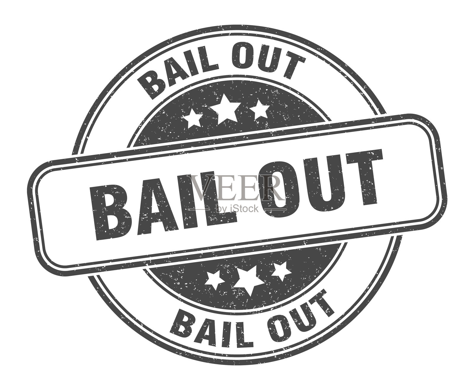 保释邮票保释round grunge标志标签插画图片素材