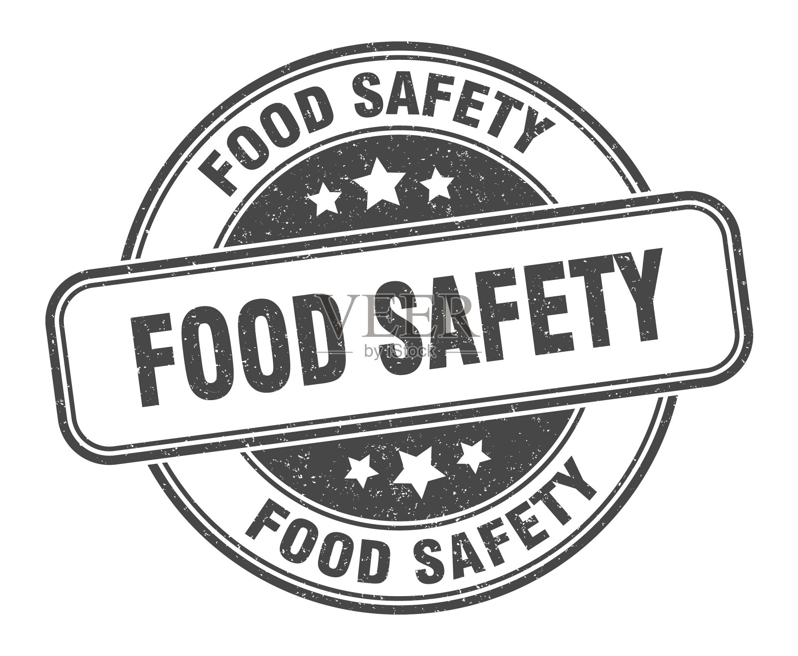 食品安全邮票食品安全轮垃圾牌插画图片素材