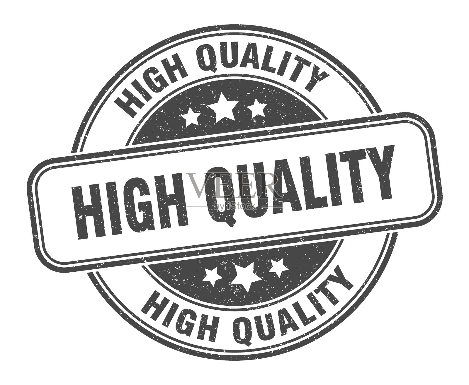 高质量的邮票高质量的圆形垃圾标志插画图片素材