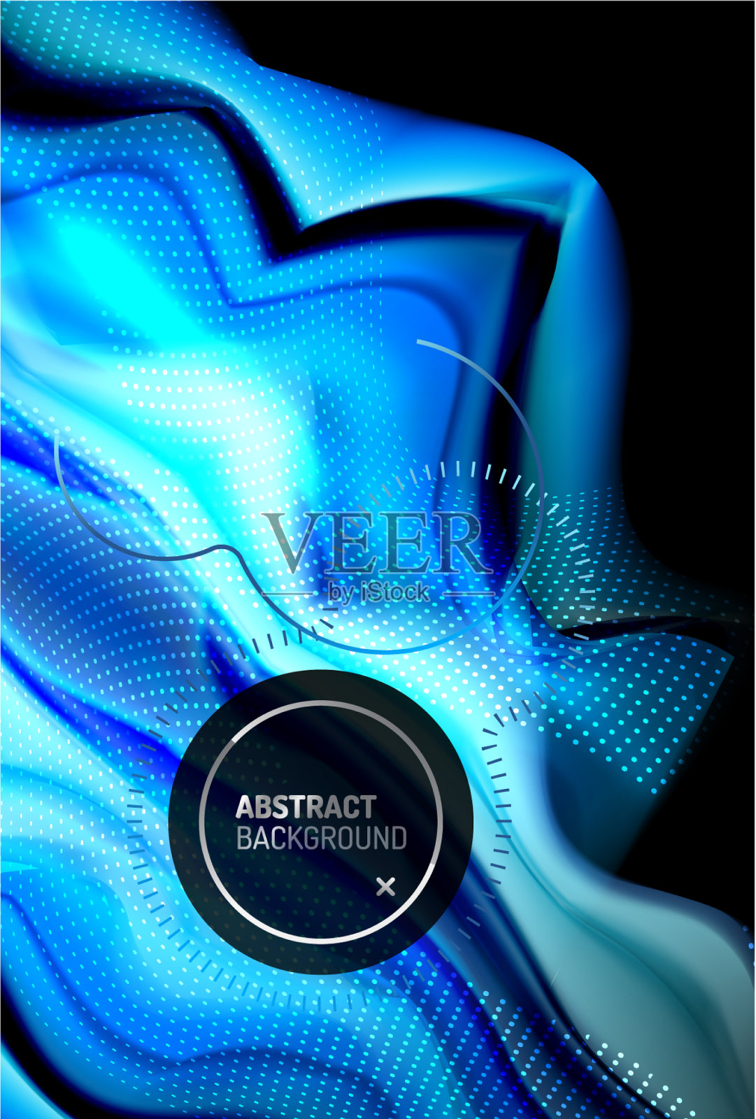 液体梯度抽象背景色波插画图片素材