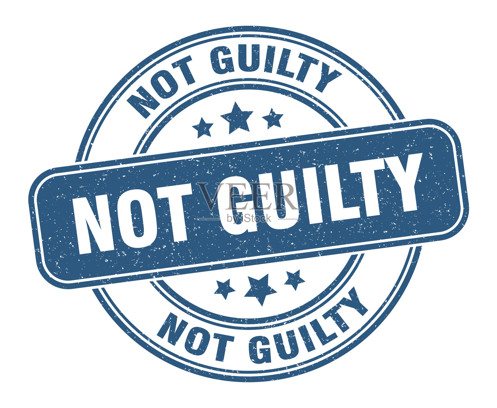 无罪邮票无罪标签round grunge插画图片素材