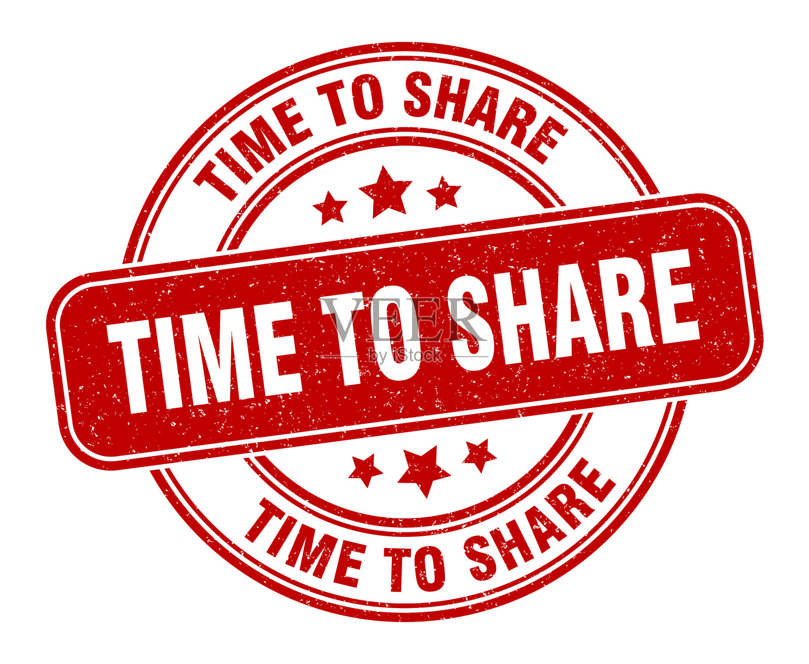 时间分享邮票，时间分享标签轮插画图片素材