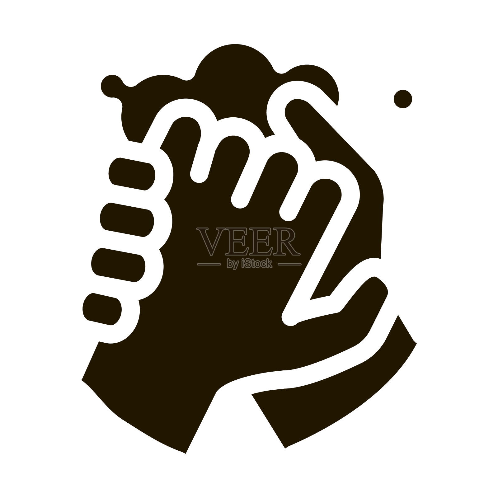 用肥皂洗手图标插图插画图片素材