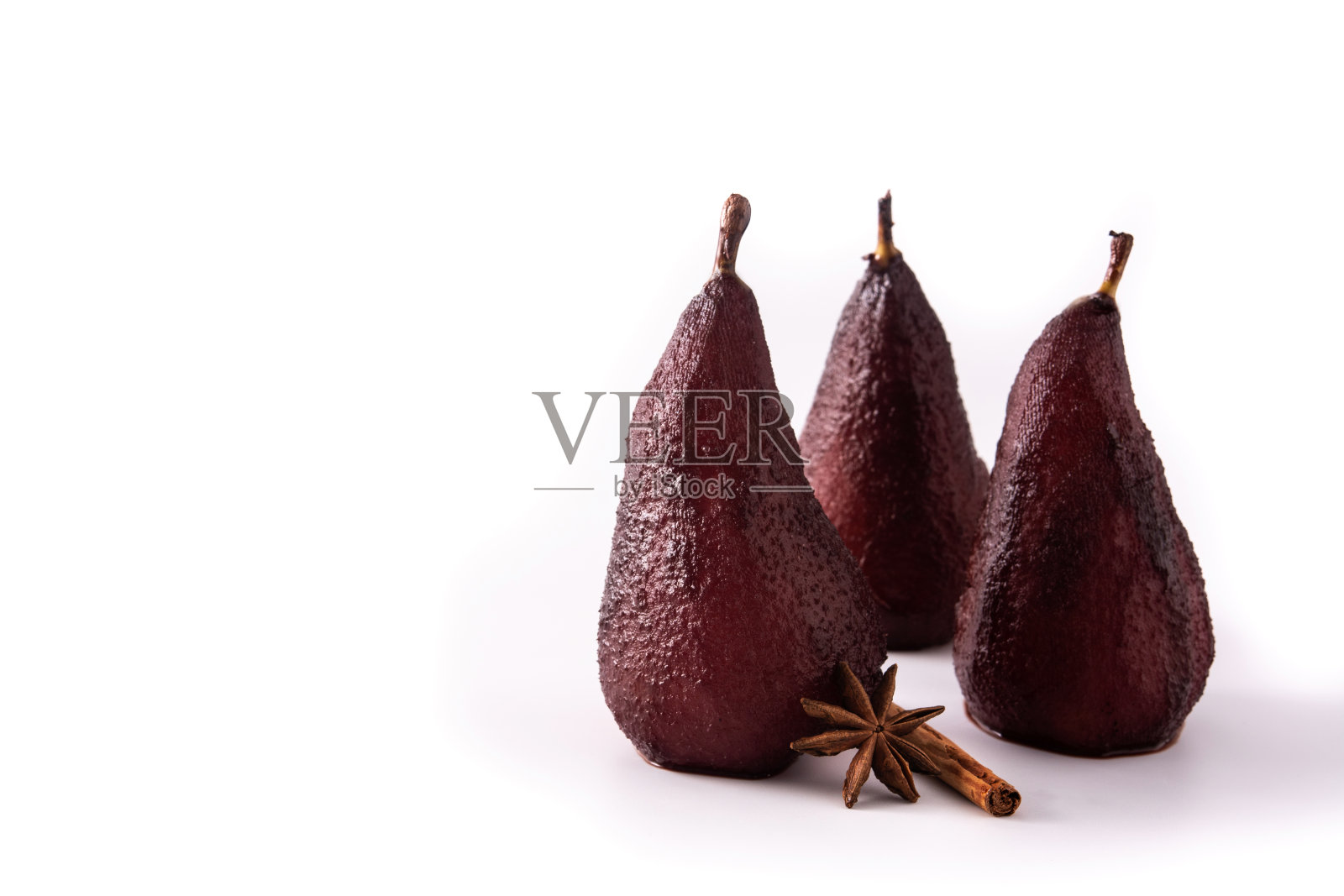 红酒煮梨照片摄影图片