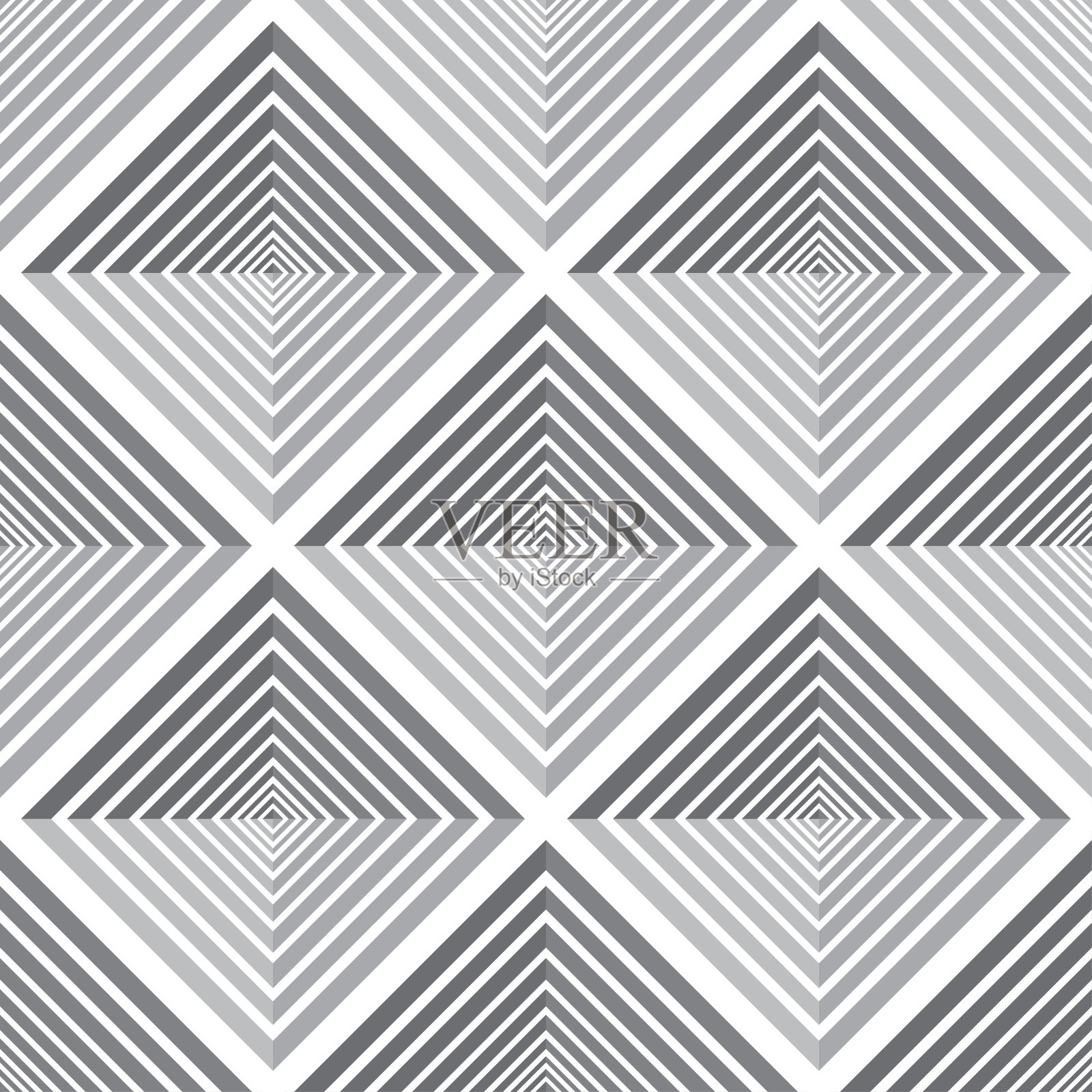 抽象图案无缝黑白涂鸦素描插画图片素材