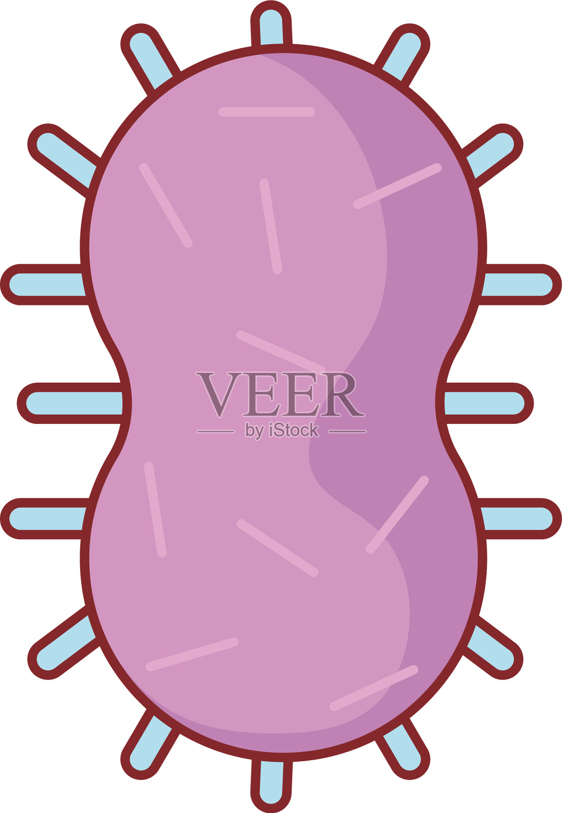 病毒平面风格图标设计设计元素图片