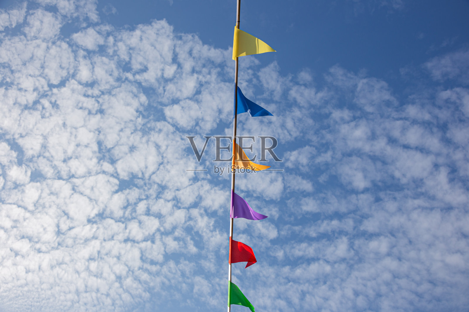 颜色的三角标志照片摄影图片