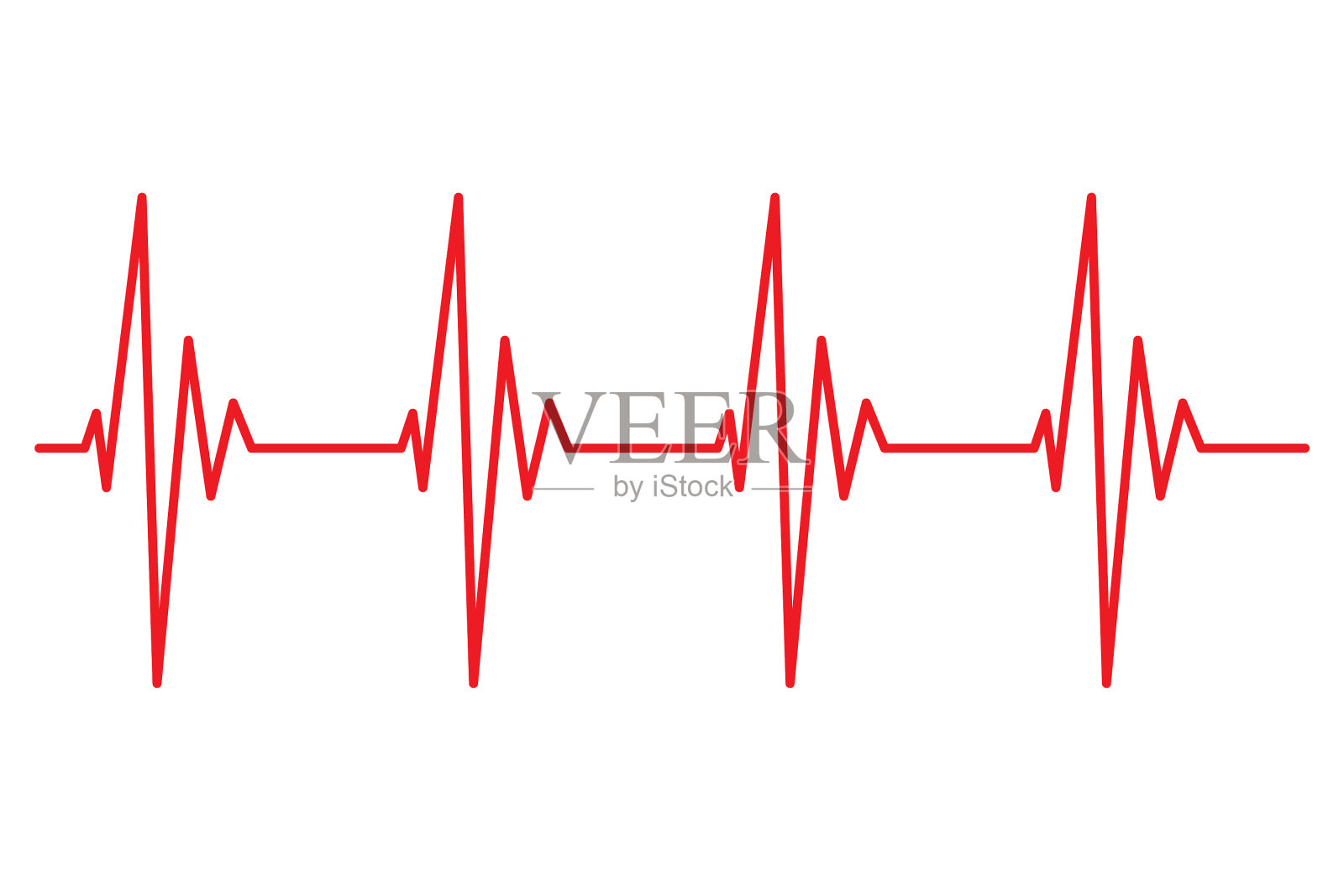 心跳线脉搏节奏图标插画图片素材