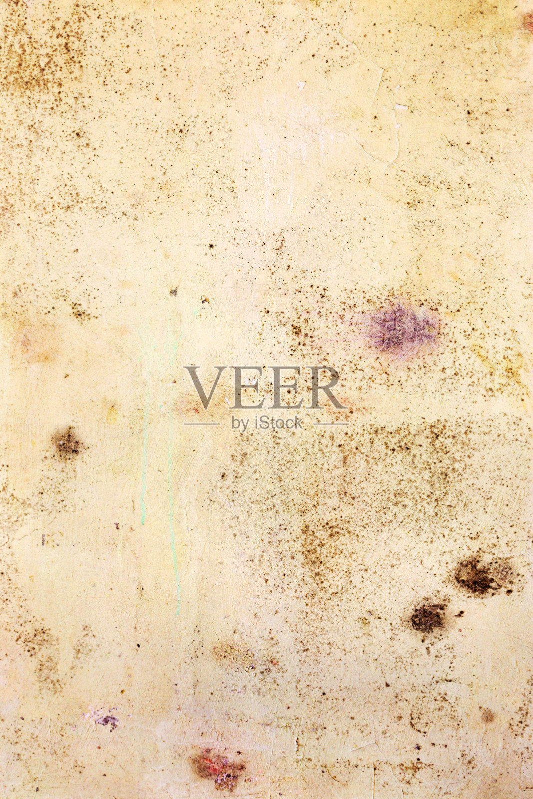 背景混凝土墙面，有风化的痕迹，墙面破损油漆旧漆。涂过的混凝土表面上残留的旧油漆。丑的破坏表面。照片摄影图片