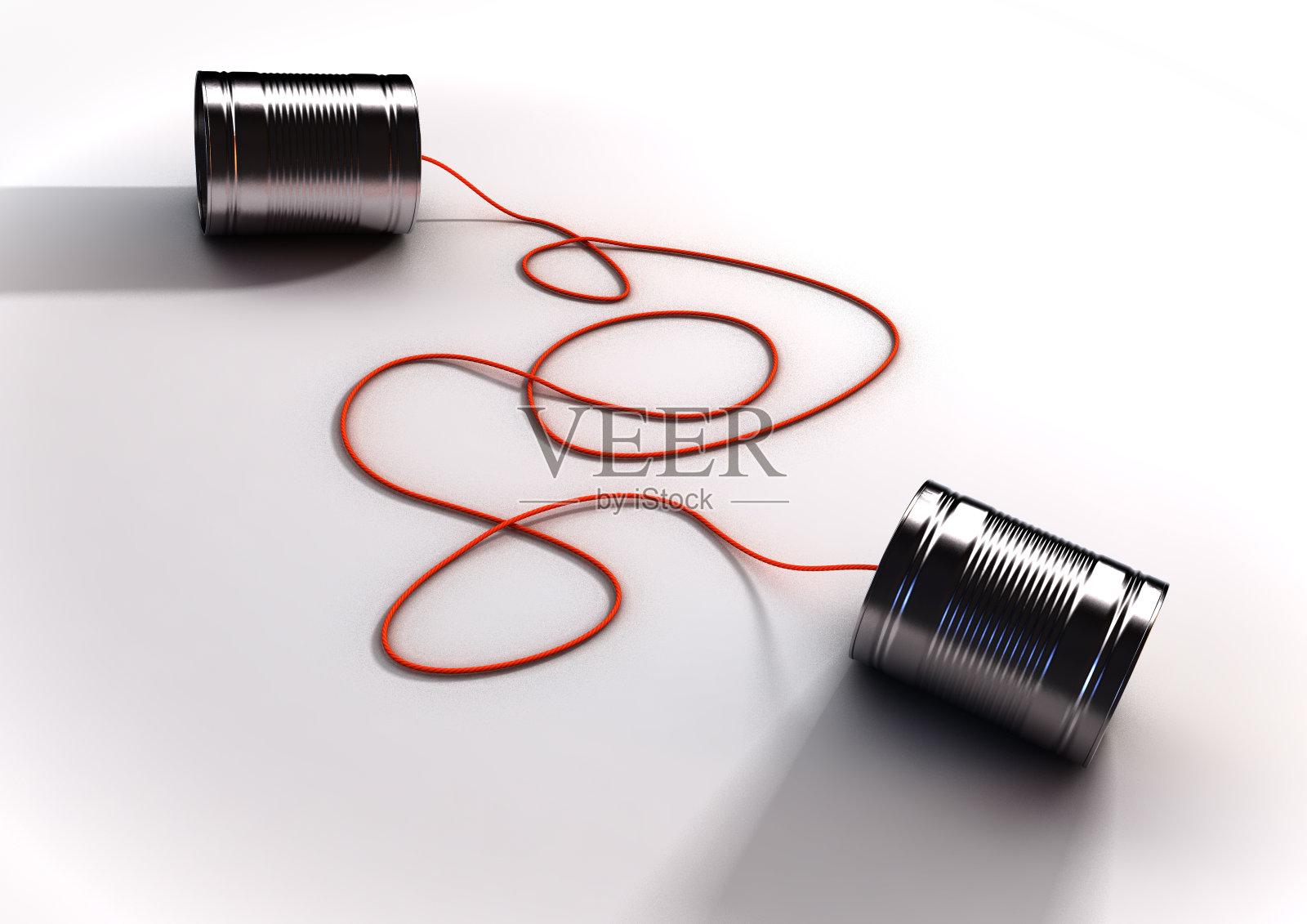 玩具锡电话照片摄影图片