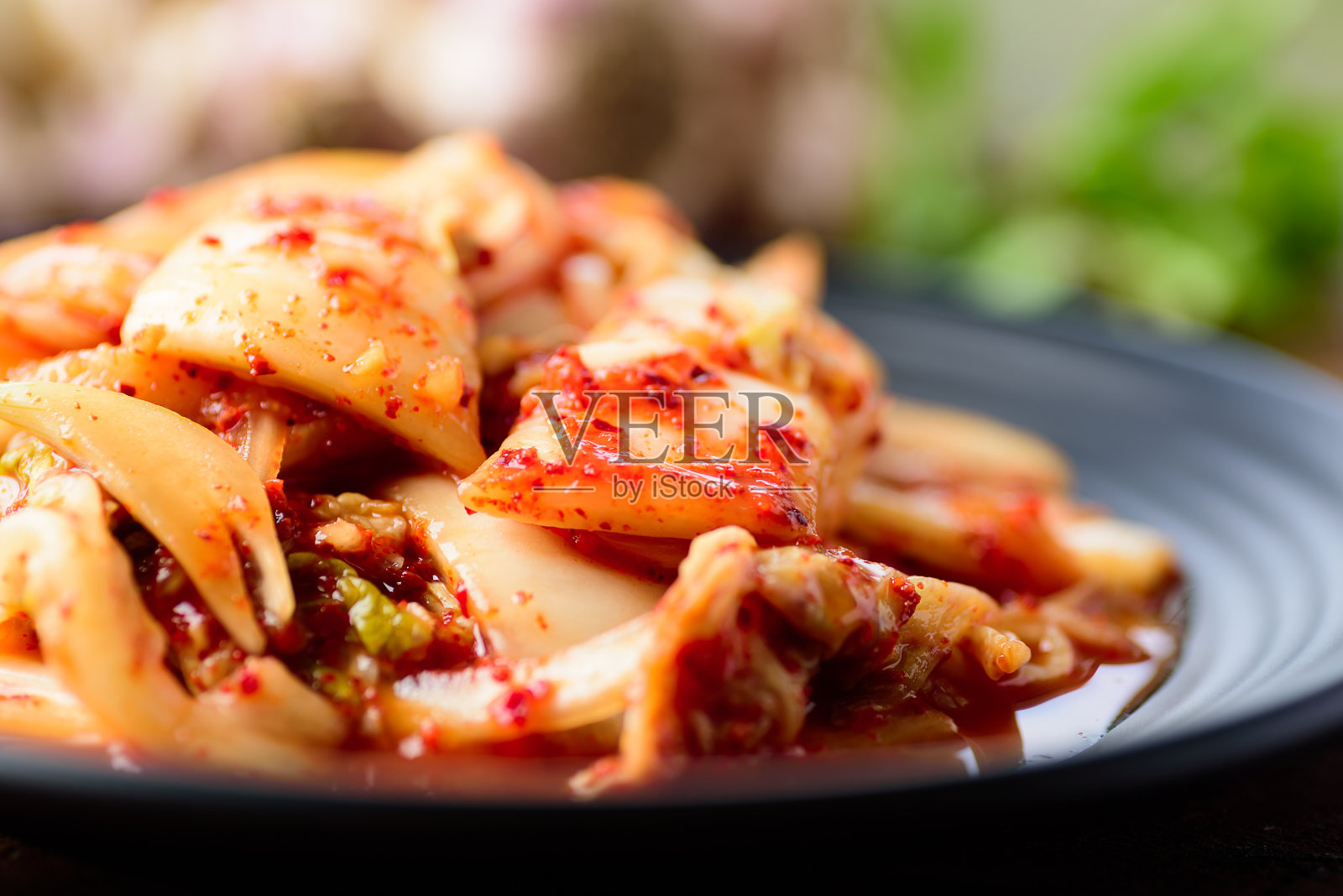 韩国食物，泡菜卷心菜照片摄影图片