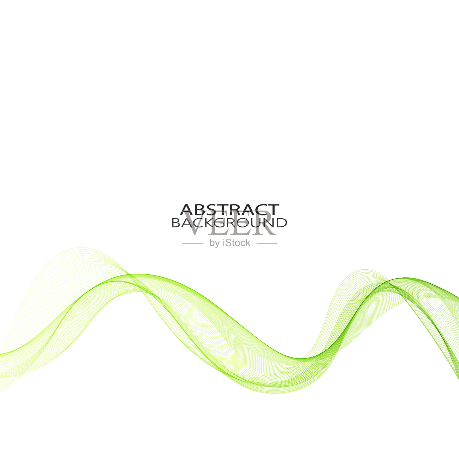 抽象背景透明波状插画图片素材