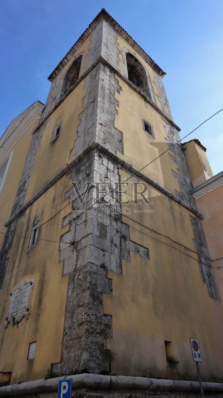 圣玛丽亚·阿森塔教堂尖塔照片摄影图片