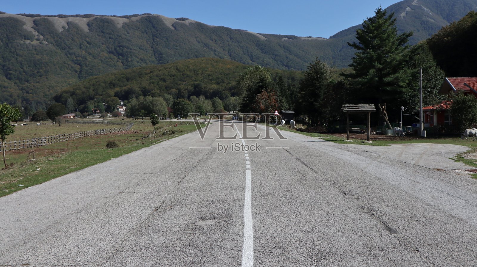 拉齐诺湖环城公路照片摄影图片