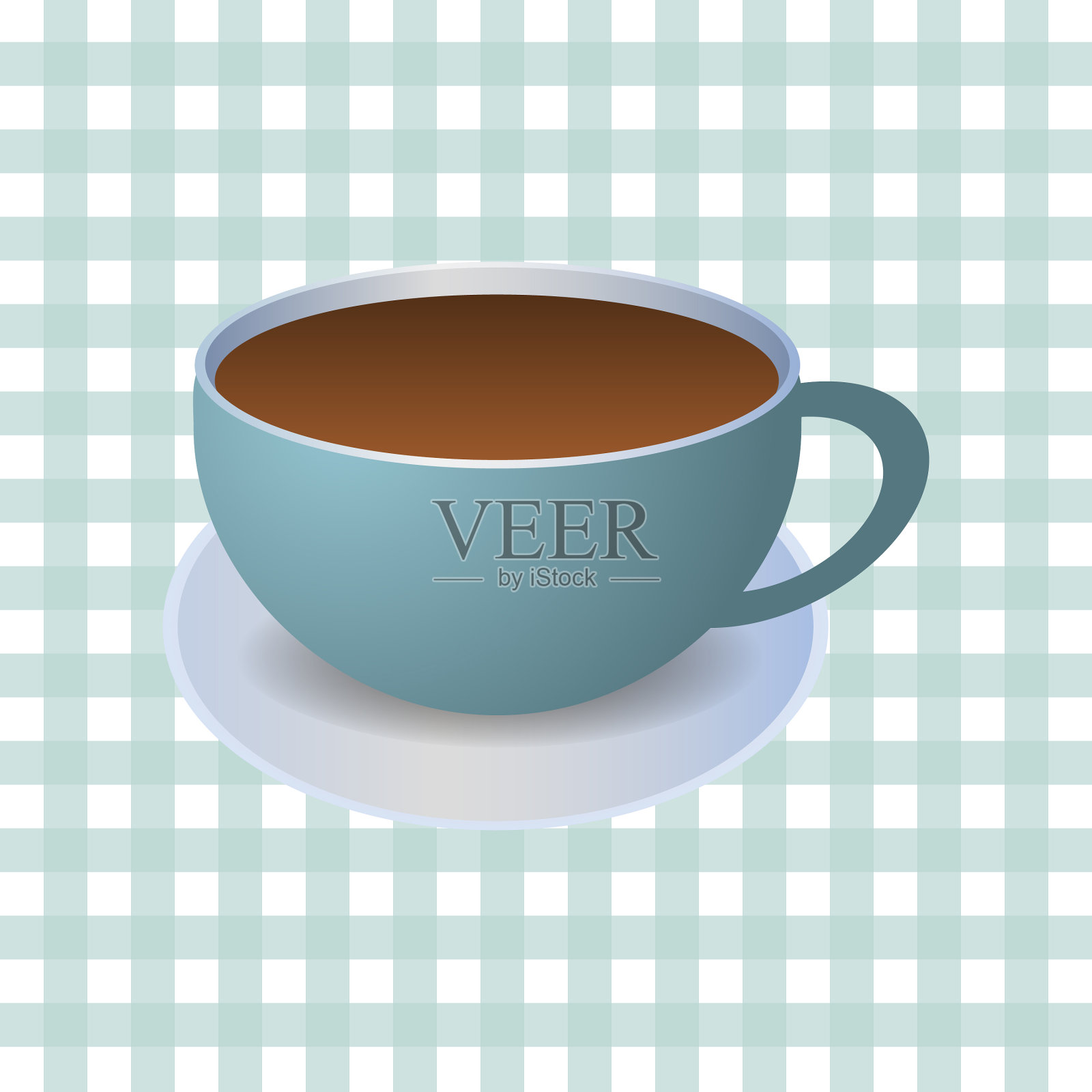 新鲜的咖啡插画图片素材