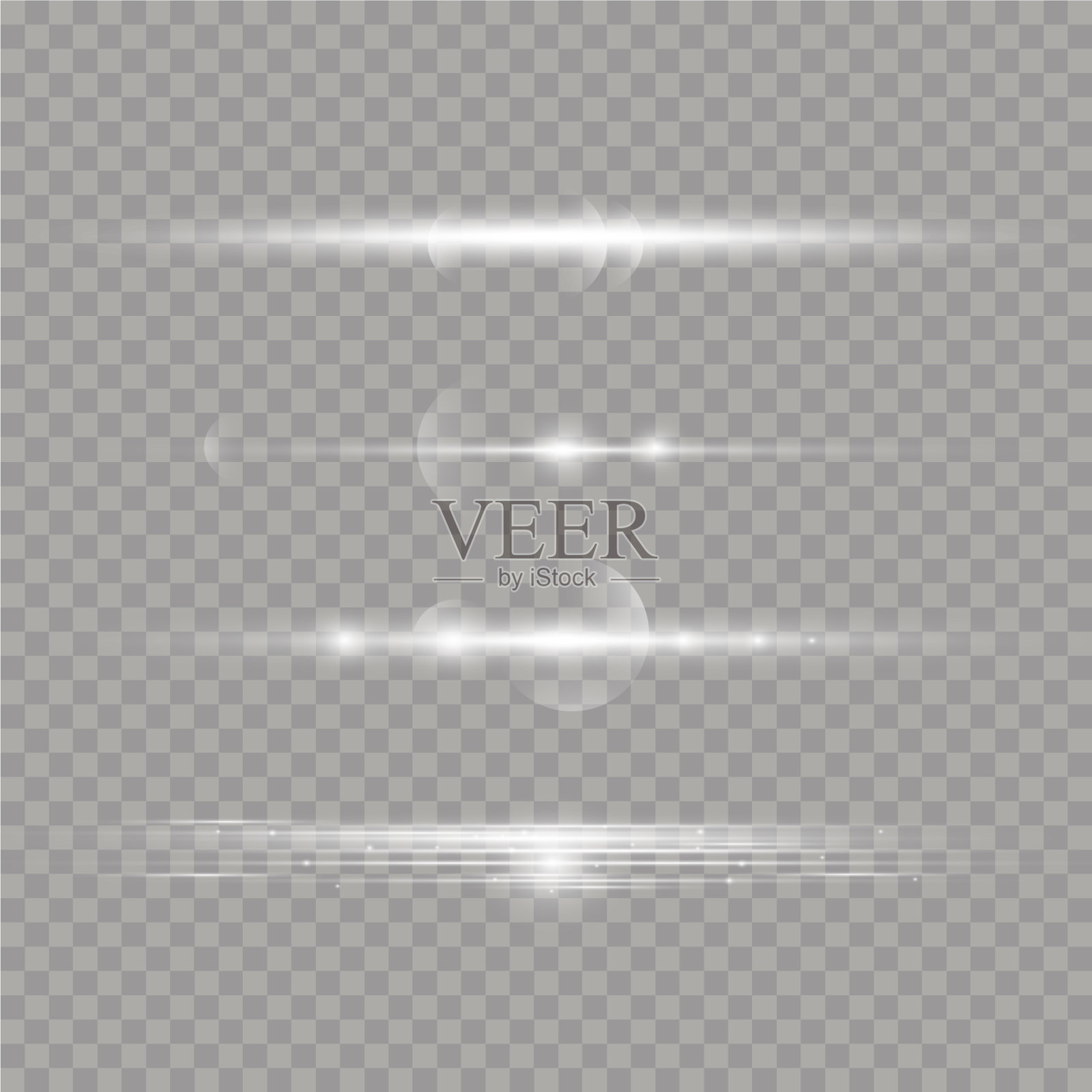 水平光线插画图片素材