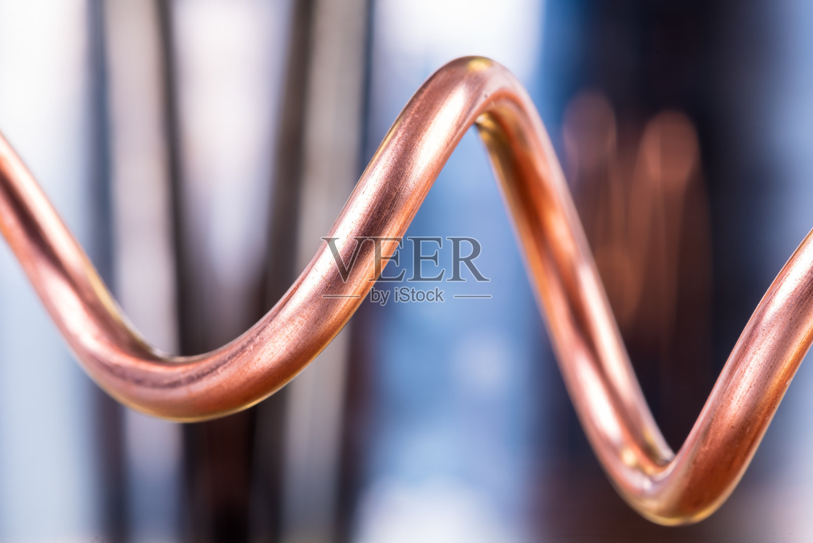 铜线特写与散景背景照片摄影图片