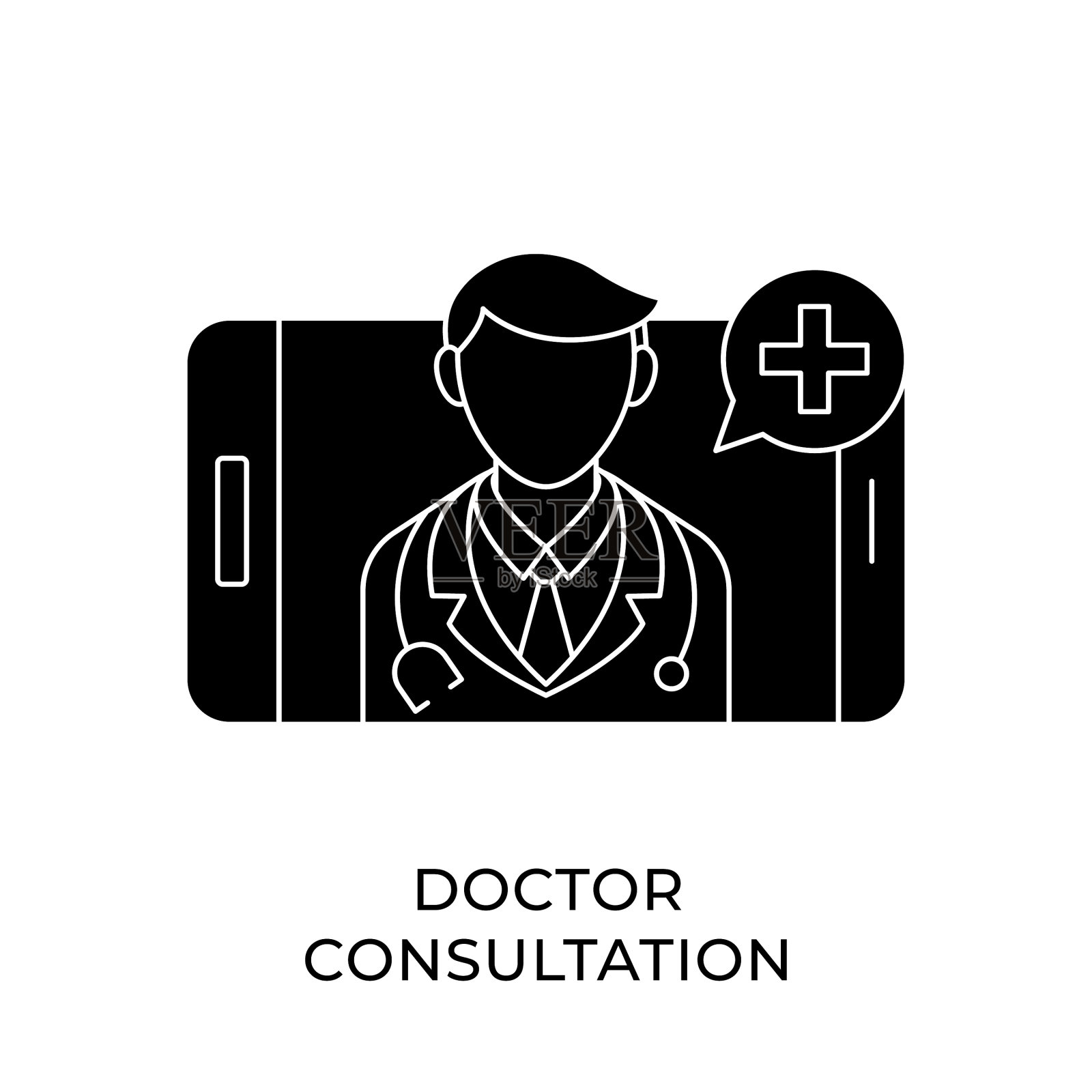 医生偶像医生咨询偶像医生插画图片素材