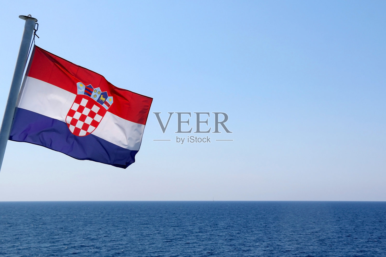 克罗地亚的国旗照片摄影图片