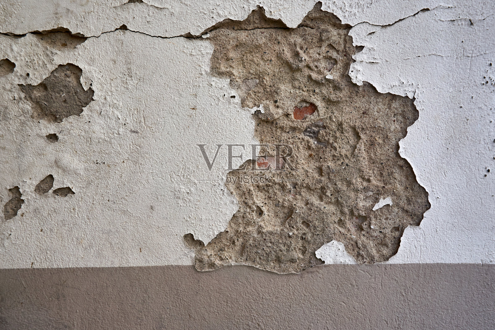 外面墙上的裂痕颜色照片摄影图片