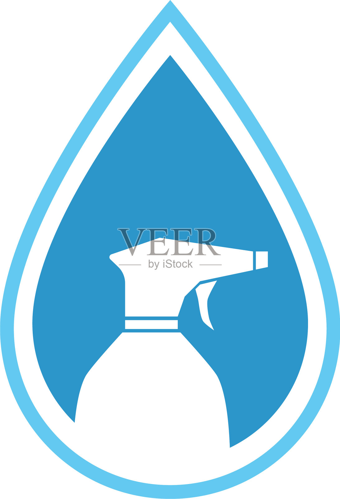 清洁标志和符号插画图片素材