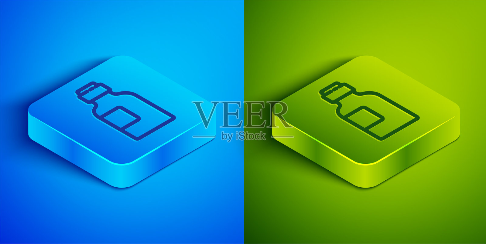 等距线瓶药糖浆图标图标素材