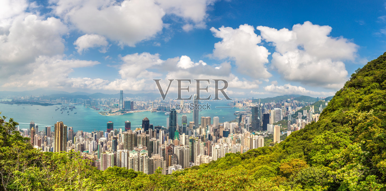 香港全景照片摄影图片