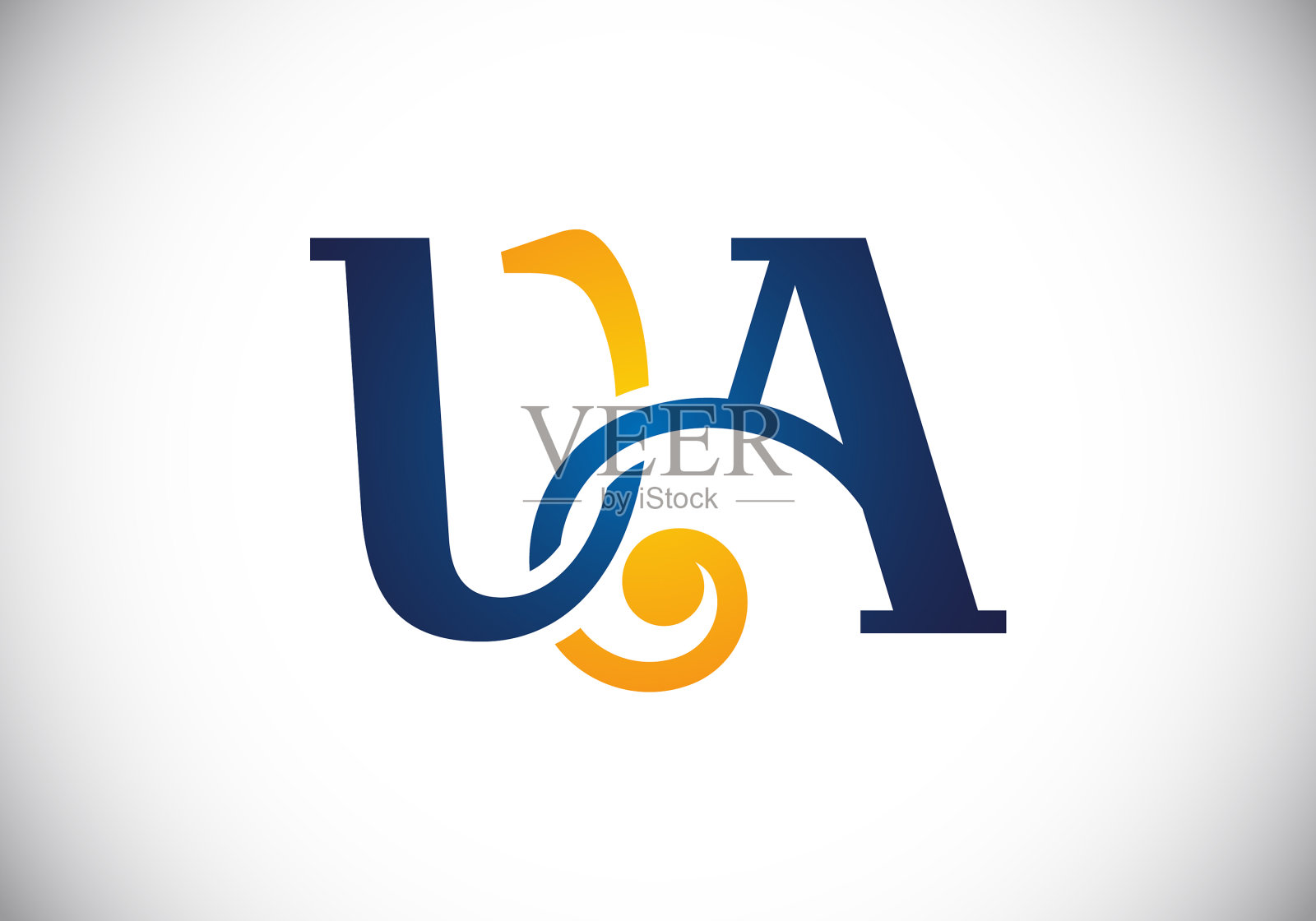 首字母v标志设计模板插画图片素材