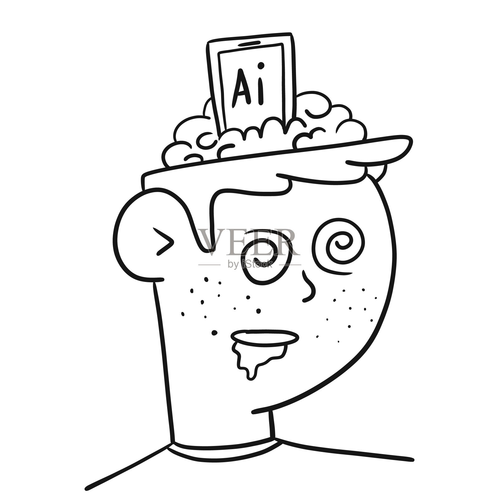 ÐÐ”视图中。NÐÐ是半NÐµNÐ是半ÐµNÐ°插画图片素材