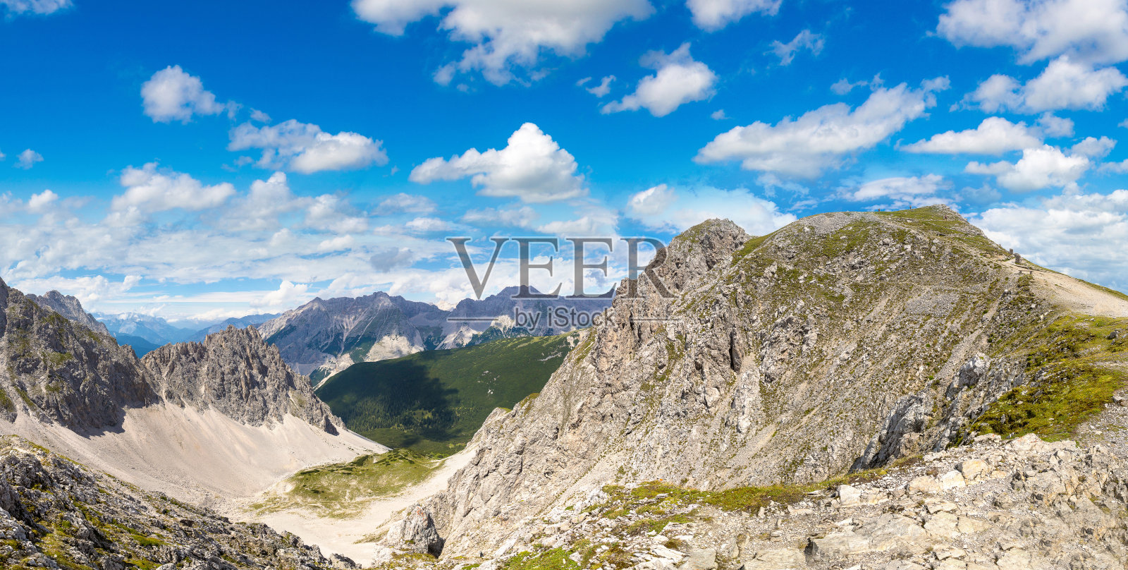 因斯布鲁克全景照片摄影图片