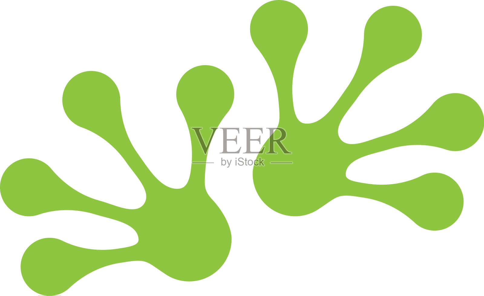 青蛙标志插画图片素材