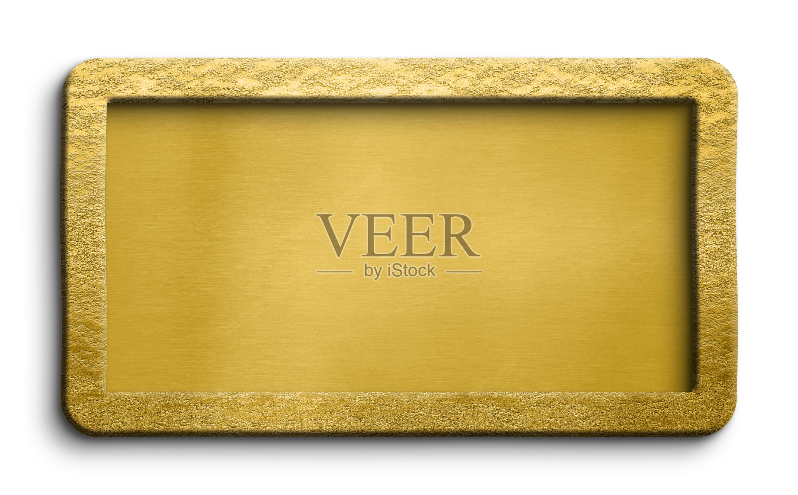 空白的金色标志与金色框架照片摄影图片